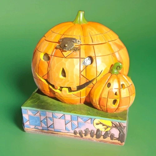 Mickey Mouse Walt Disney Traditions Beware of the Pumpkin Patch Jim Shore Enesco