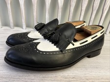Vintage Footjoy Classics Kiltie Tassel Loafers 10.5 E USA Made Spectator Style
