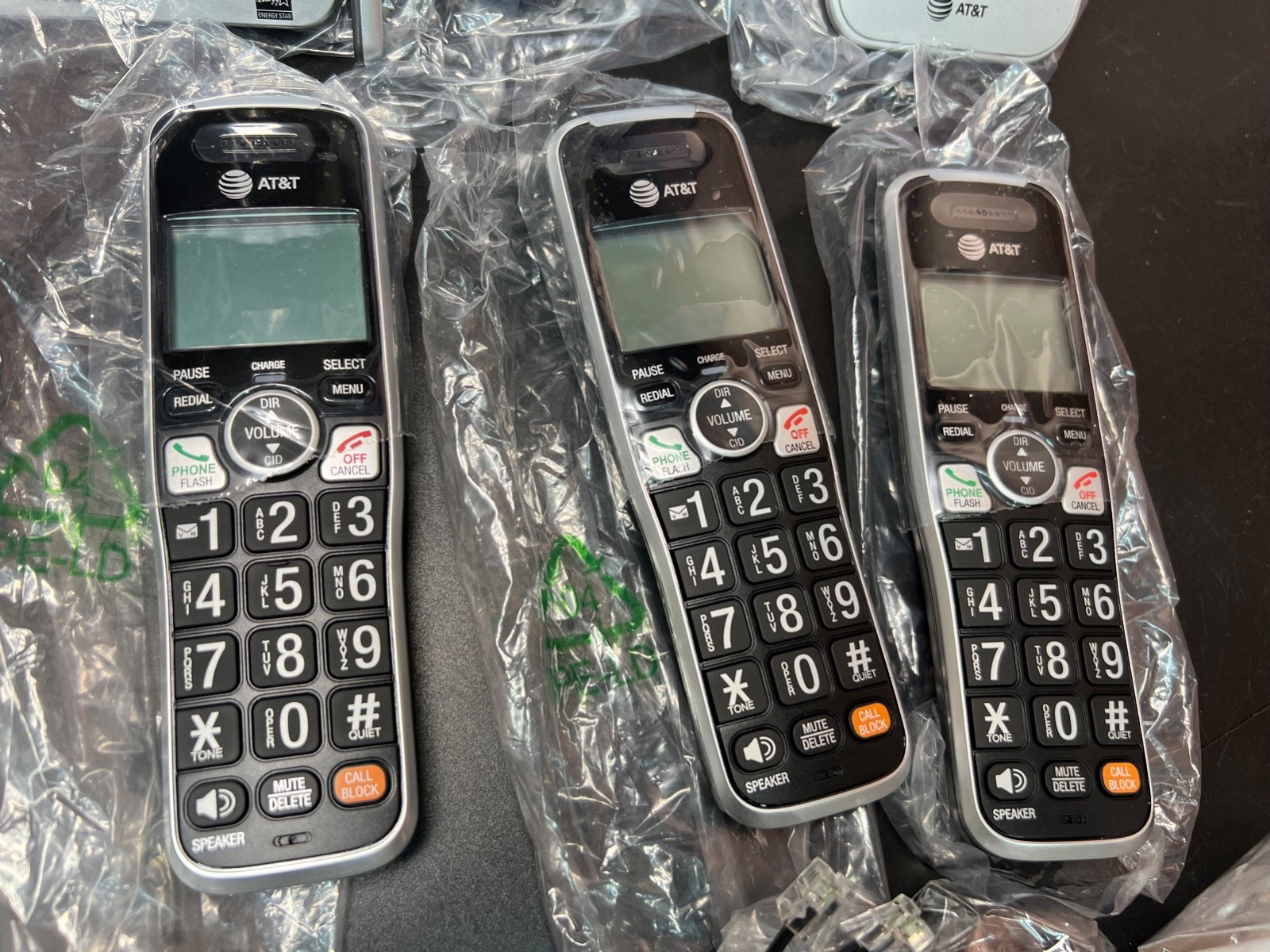 AT&T BL102-3 DECT 6.0 Cordless Phone 3-Handset System with Answering Machine