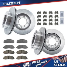 Front Rear Brake Disc Rotors and Ceramic Pads Kit for 2013 Ford F-250 Super Duty