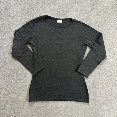 SISLEY Damen Pullover Gr S Wolle Sweater Strickpullover Jumper 16214 Schwarz - Bild 1 von 4