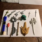 Vintage POWER RANGERS Action Figure Accessories Weapons Lot MMPR Bandai