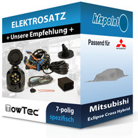 Towtec E-Satz 7Polig Fahrzeugspezifisch Passend FüR Mitsubishi Eclipse Cross Hyb