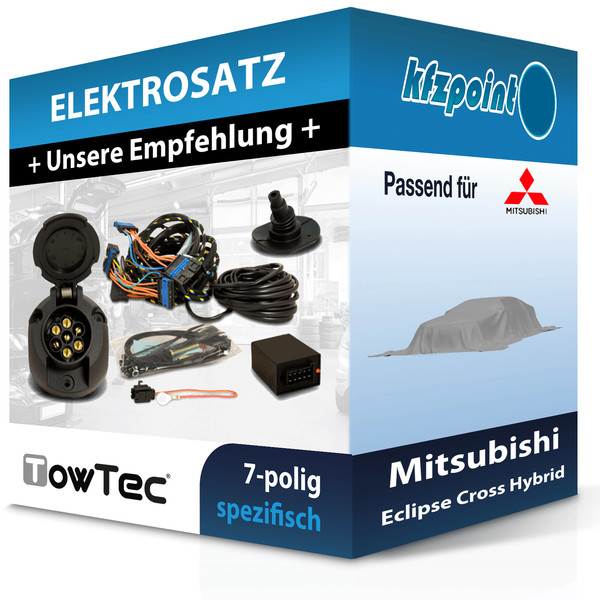für Mitsubishi Eclipse Cross Hybrid 21- Towtec E-Satz 7Polig Fahrzeugspezifisch-image