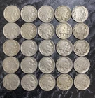 x25 Buffalo Nickel With DATES 5c COMBINED SHIPPING