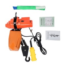 Electric Chain Hoist Single Phase Crane Hoist 2200 lbs Load 10 ft Lift Height
