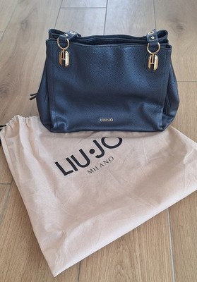 Liu Jo Designer Handtasche Henkeltasche Blau Gold