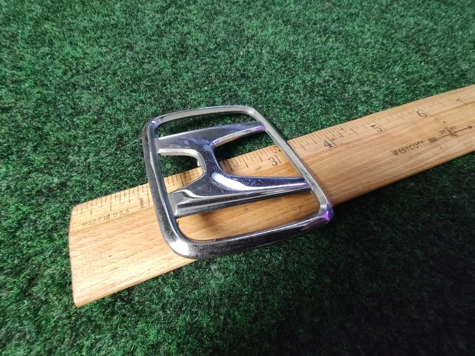 98-00 HONDA ACUERDO EMBLEMA MALETERO TRASERO LOGO PLATA CROMO P# 75701 SK7 0400 6S1 Foto 3 de 4