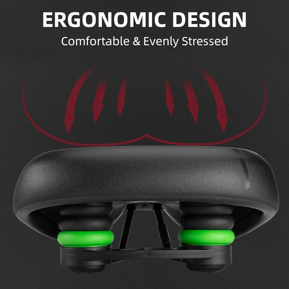 ROCKBROS Bike Seat Soft Saddle Waterproof Bicycle Cushion Can Install Taillight - Image 4 of 4