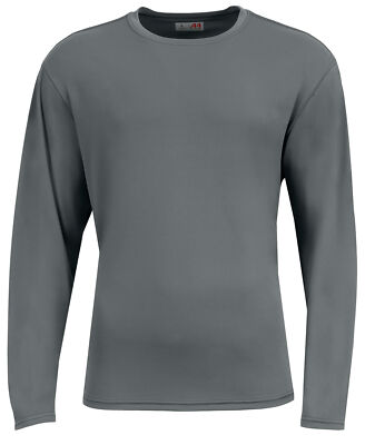 A4 N3532 AirFlex Long Sleeve Crew Neck Tee T-Shirt
