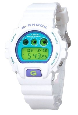 Casio G-SHOCK Digital White Bio Based Resin Quartz DW-6900RCS-7 200M Mens Watch