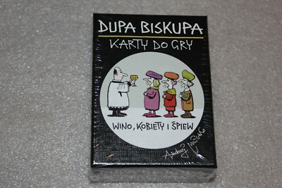 Dupa Biskupa - Karty do Gry - cards Andrzej Mleczko. Satyryczne Karty do gry 