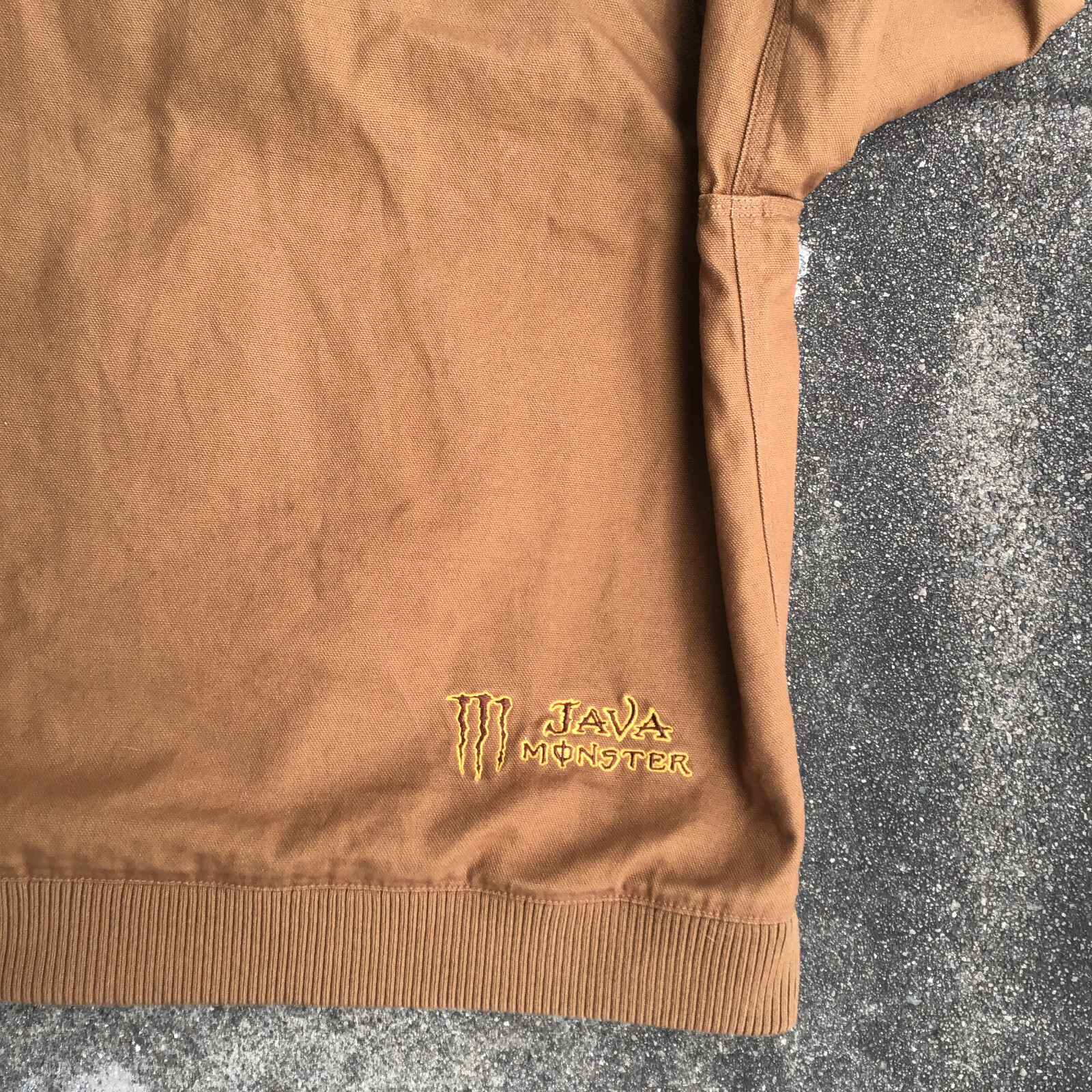 Java Monster Energy Zip Up Brown Men Jacket XXL - image 12