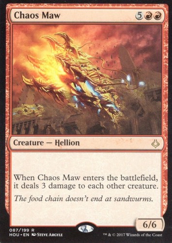 CHAOS MAW 087/199 HOUR OF DEVASTATION MTG MAGIC LP - 第 1/1 張圖片