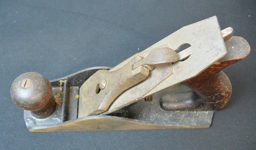 Stanley Bailey vintage n. 4 Manici in legno piano inferiore liscio 9-1/4" USA - Foto 3 di 5
