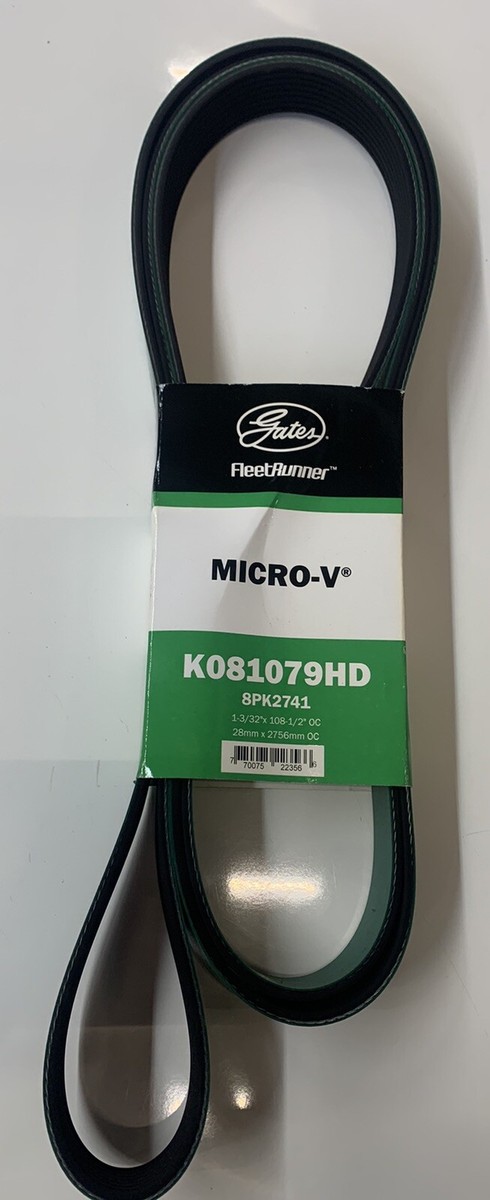Serpentine Belt 1-3/32 x108 -1/2 K081079HD | eBay Serpentine Belt 1-3/32 x108 -1/2 K081079HD | eBay