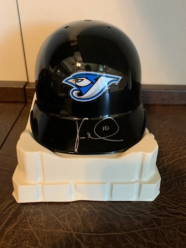 Vernon Wells MLB Original Autographed Helmets