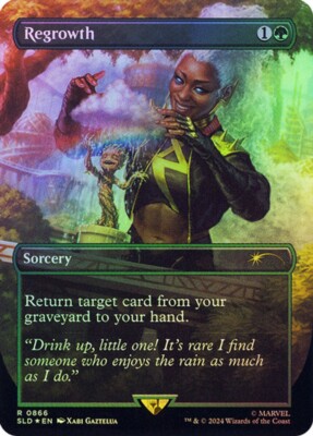 マジック：ザ・ギャザリング Secret Lair x Marvel's Storm non foil Magic the Gathering Secret Lair x Marvel's Storm - Non-Foil