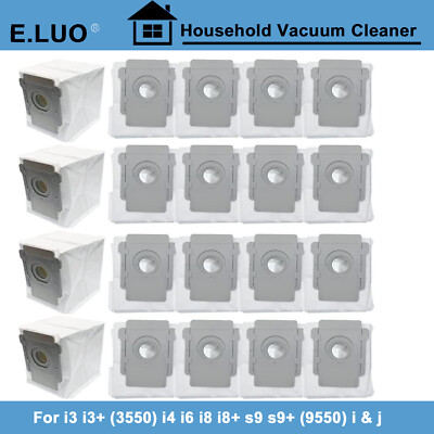 18 Pack Vacuum Dust Bags Replacement for iRobot Roomba i7 i7+ i3 i3+ i4 i4+ i6+
