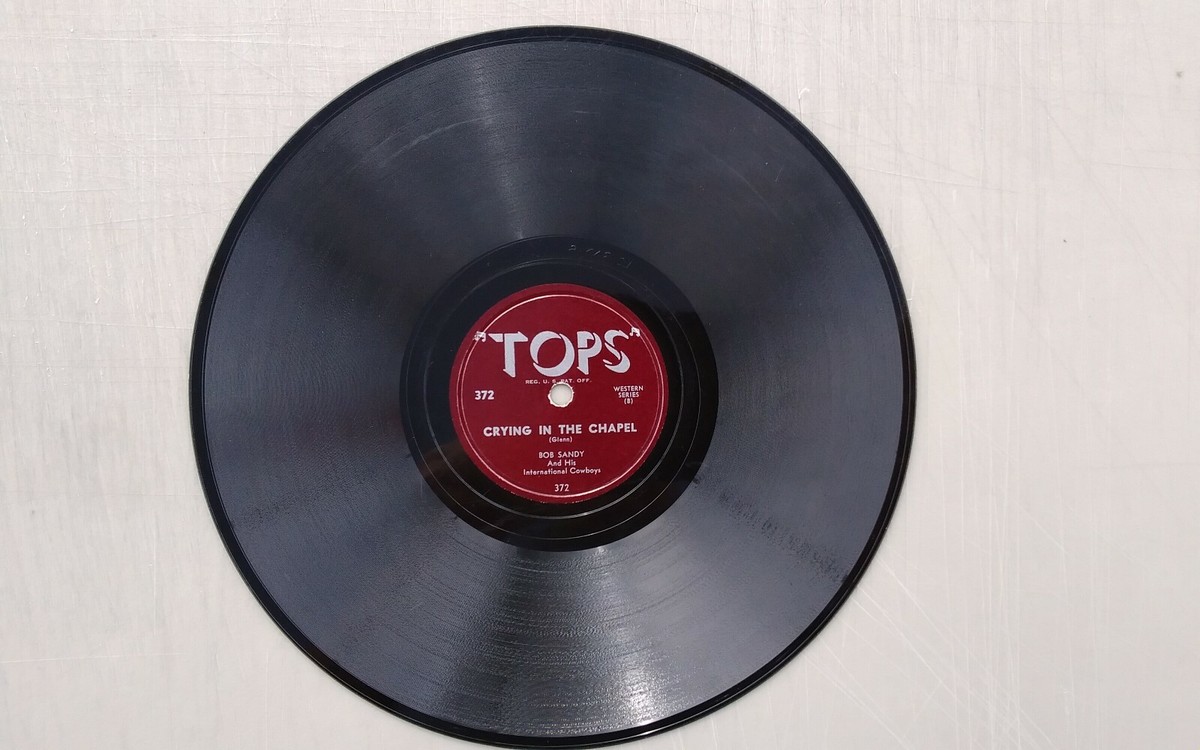Bob Sandy 78rpm Single 10-inch Tops Records #372 Trademark