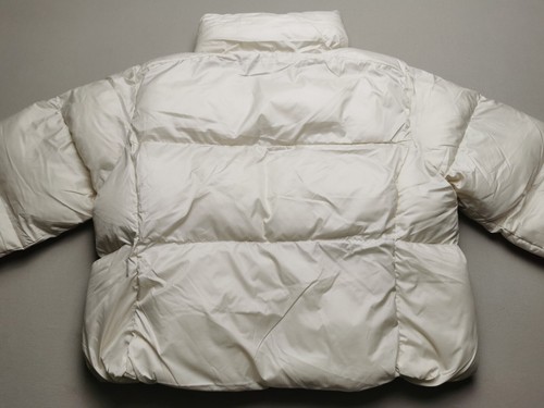 Columbia Womens UK XL Puffect Cropped Puffer Jacket (NEW) White Full Zip Pockets - Picture 14 of 16