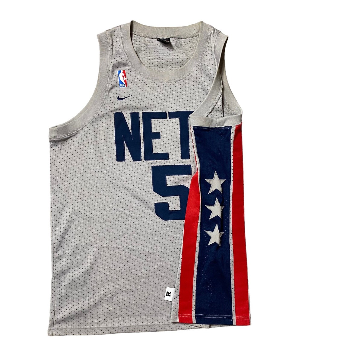 Rare Vintage Nike Rewind Throwback NBA New Jersey Nets Jason Kidd