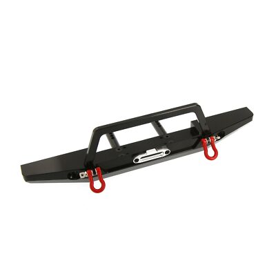 Axial SCX10 II Alloy Scale Front Bumper, Black by Atomik RC - Replaces AX31571