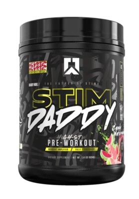 Stim Daddy Pre-Workout - Candy Watermelon (40 Servings) - NEW
