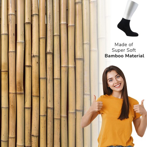 Cosyfeel® Women Loose Diabetic Ankle Socks 4-Pack Bamboo Material Seamless Toe - Picture 10 of 231