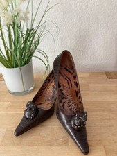 Extravagante Pumps High Heels von Alba Moda Gr.: 38 Braun