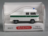 Wiking 031405/0314 05 (H0,1:87) Polizei - Vw T2 Doppelkabine - Neuheit 2022!