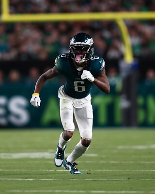 DeVonta Smith Ready to Run Route Philadelphia Eagles 8x10 NFL