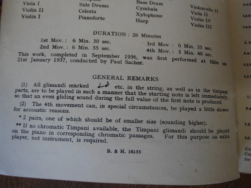 BELA BARTOK String Instruments Percussion & Celesta - Hawkes Pocket Score No.609 - Picture 9 of 21