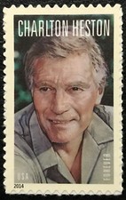 2014 Scott #4892 - Forever - CHARLTON HESTON - HOLLYWOOD - Single Stamp- Mint NH