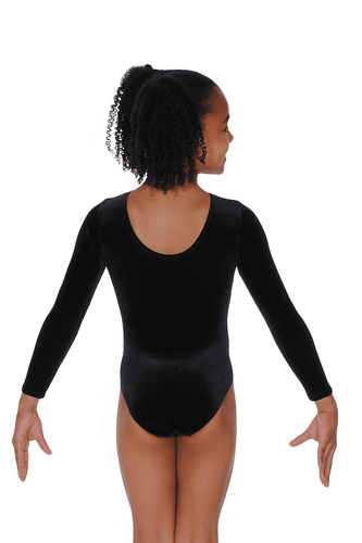 Gymnastics Leotard The Zone Long Sleeve Girls Dance Smooth Nylon Lycra 102SM - Picture 3 of 15