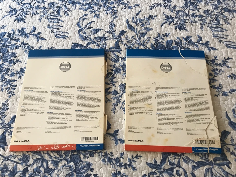 2 PACKS DE PAPEL FOTOGRÁFICO PREMIUM DELL 8 1/2 X 11" (60 HOJAS EN TOTAL) Foto 2 de 3