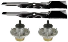 John Deere X354 X370 42" Mower Deck Spindle Assembly and Blade Kit