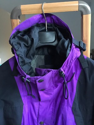 Vintage gore tex North Face purple Mountain Jacket M Black Nupste