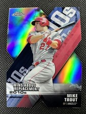2020 DOD-1 Mike Trout Topps Chrome Baseball Decade of Dominance Refractor Angels