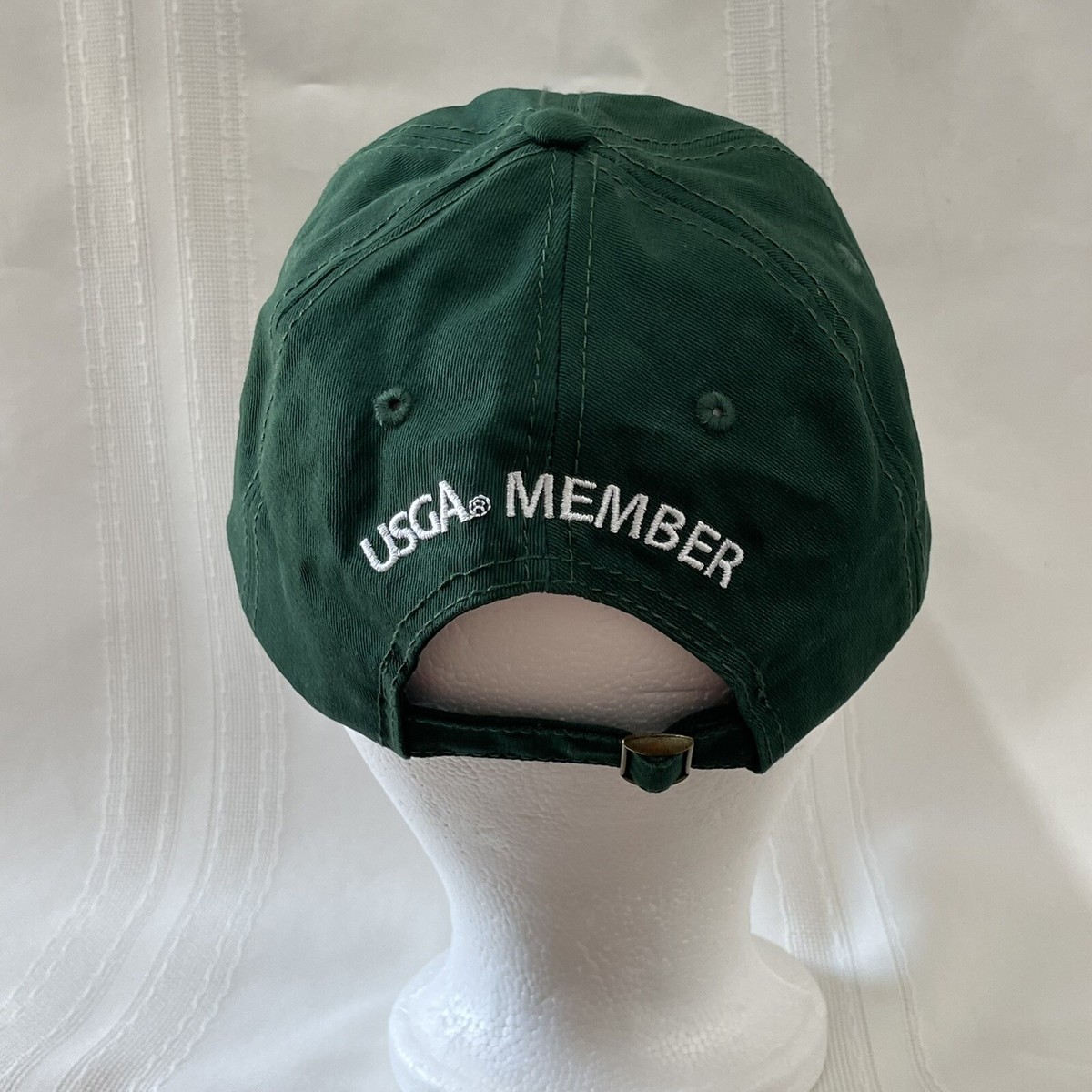 Casquette USGA Shinnecock Hills 2018 – Verte, Brodée, Taille Adulte