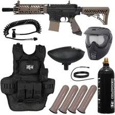 NEW Tippmann TMC Heavy Gunner Paintball Gun Package Kit - Tan