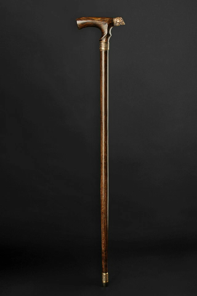 Трость с черепом художественная трость - палки в готическом стиле для мужской ручки латунь с тростью B1 - Изображение 3 из 4