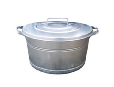 Einkocher Einmachtopf Pasteurisierung Konserviert Topf Kochen Verzinkt Stahl 20L