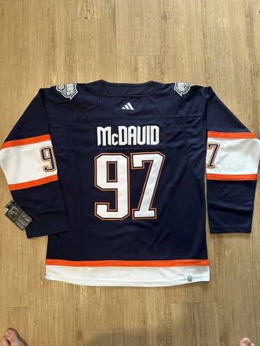 Maillot Connor McDavid Edmonton Oilers Reverse Retro 2.0 Fanatics Neuf étiquette XL