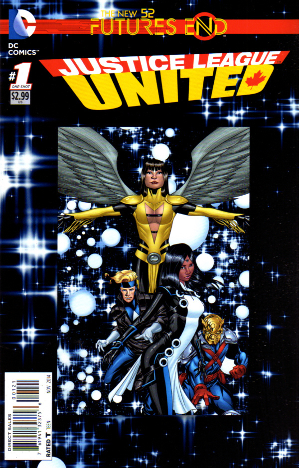 JUSTICE LEAGUE UNITED Futures End #1 - 2D Cover - New 52 - Back Issue