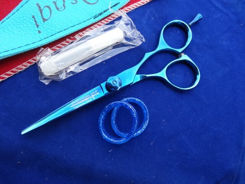 OSAQI _5.5"Hairdressing Hair Scissors/Japanese Steel/ Titanium - 第 6/13 張圖片
