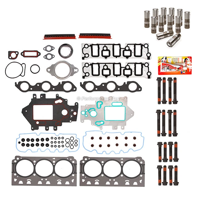 Juego de juntas de cabeza pernos de cabeza elevadores aptos para 04-07 Grand Prix Pontiac supercargador 3,8 Foto 4 de 4