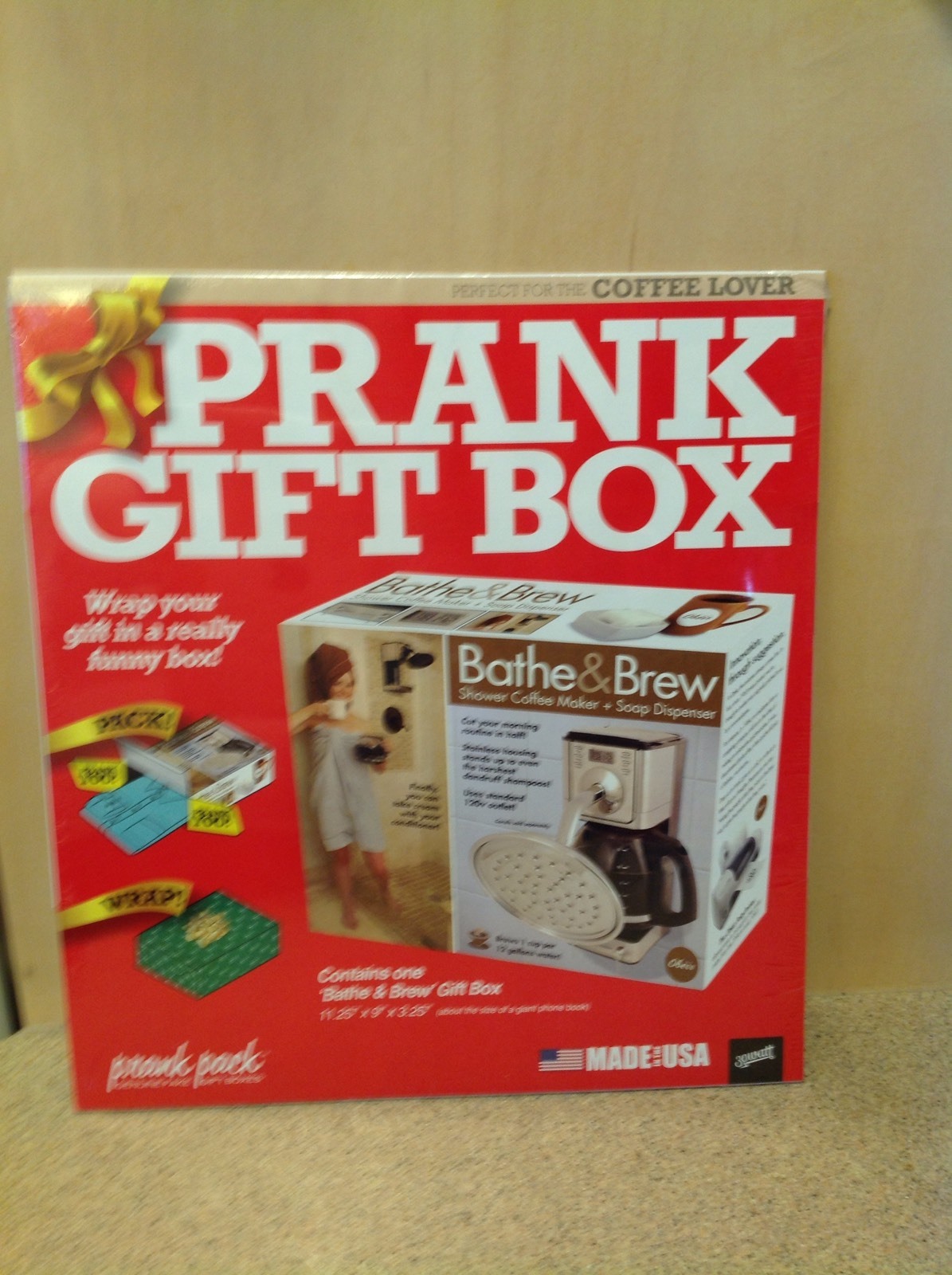 Prank Gift Box set of 3, Bathe & Brew, Pet Petter, Ear Wax Candle Kit