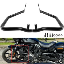 Front Highway Engine Guard Crash Bar For Harley Nightster RH975 2022-2025 Black