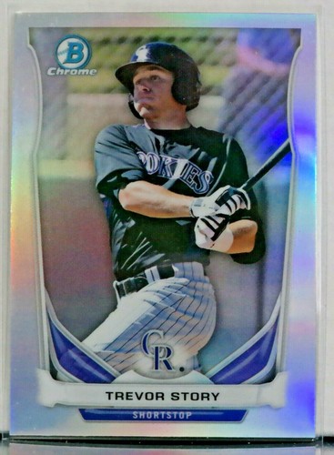 2014 BOWMAN CHROME DRAFT TREVOR STORY RIFRATTORE #CTP74